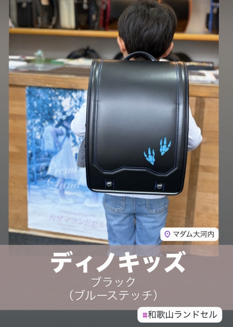 【ディノキッズ〜ブラック・ブルーステッチ〜】